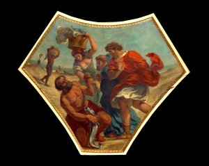 La drachme du tribut trouvée par Saint Pierre dans la bouche d