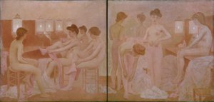Les danseuses - Fernand Emmanuel Pelez