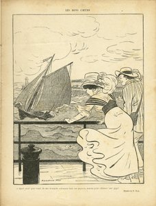 Illustration par Fernand Fau (1858-1919) dans Le Rire