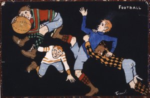 Football, début du 20e siècle (illustration) - Fernand Fernel