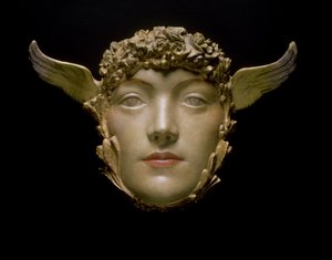 Un masque, vers 1897 - Fernand Khnopff