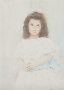 Portrait de Renée Lambert de Rothschild, fille du fondateur de la banque Lambert, 1907 - Fernand Khnopff
