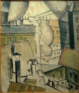 Fumée au-dessus des toits, 1911 - Fernand Leger