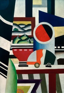 Nature morte avec coupe de fruits - Fernand Leger