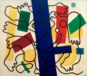Deux acrobates (plongeurs) - Fernand Leger