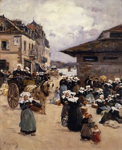 Coin de marché à Concarneau