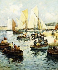 Retour des pêcheurs à Concarneau