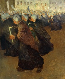 Procession de nuit en Bretagne