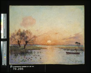 La Mare au coucher du soleil