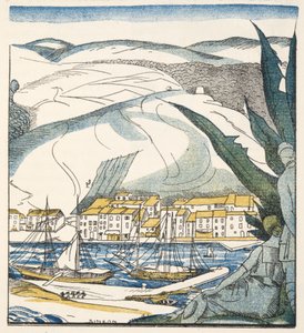 Antibes, de la Gazette de Bon Ton, pub. 1920