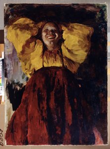 Femme en jaune