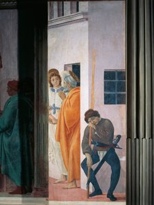 Saint Pierre libéré de prison, par Filippino Lippi, fresque