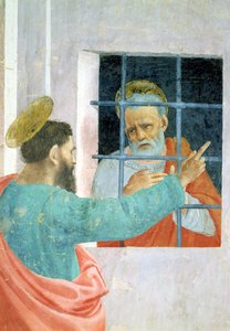 Saint Pierre visité en prison par Saint Paul (détail)
