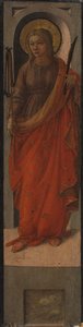 Sainte femme avec un fléau