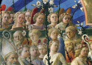 Incoronazione Maringhi ou Couronnement de la Vierge (détail)