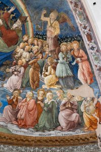 Saints et anges (détail)