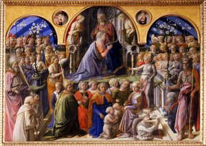 Le couronnement de la Vierge - Filippo Lippi