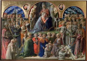 Le Couronnement de la Vierge - Filippo Lippi