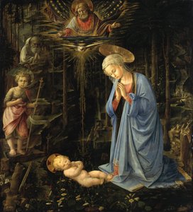 La Vierge adorant l