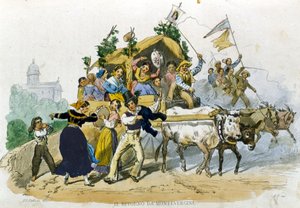 Les Napolitains reviennent joyeusement de l