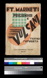 Futurisme : couverture de "Prigionieri e Vulcani"
