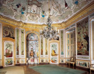 Pavillon de chasse de Stupinigi, Turin, Italie, vers 1729