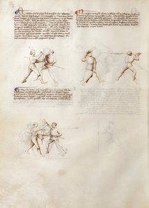 Combat avec dague et bâton