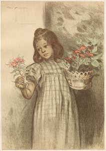Bouquetière, publié en 1899 - Firmin Bouisset