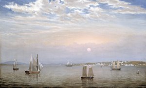 Port et ville de Castine, 1851