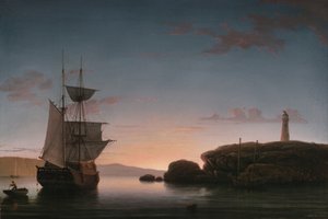 Phare à Camden, Maine, 1851