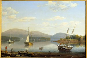Vue du port de Somes dans le Maine, États-Unis - Fitz Henry Lane