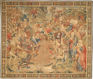 La Procession au Calvaire - Flemish 16th Century