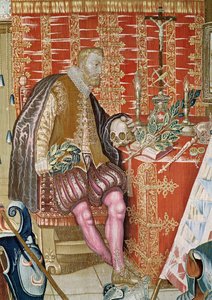 Charles V (1500-58) de La Tapisserie de Charles Quint, c.1630-40 (détail) - Flemish School