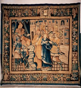 Trésor de Conques. Tapisserie flamande. Histoire de Sainte Foy. 16ème siècle (?)