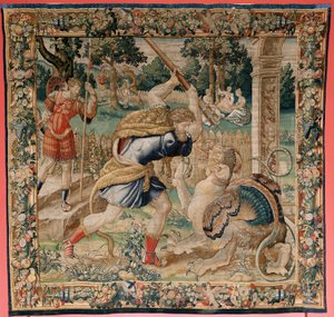 Hercule dans le jardin des Hespérides (cinquième tapisserie de la série)