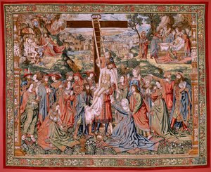 La Passion du Christ. La Descente de Croix (deuxième tapisserie de la série) - Flemish School
