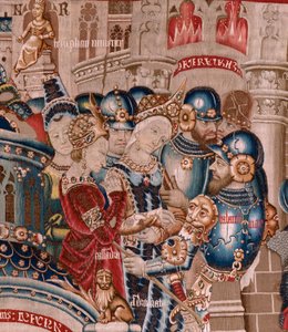La destruction de Troie (onzième tapisserie de la série) - Flemish School