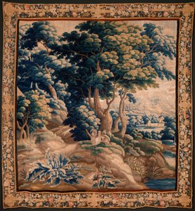 Tapisserie flamande. Verdure. Atelier d