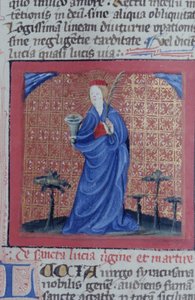 Page de la Legenda Aurea, Bruges, vers 1400-10