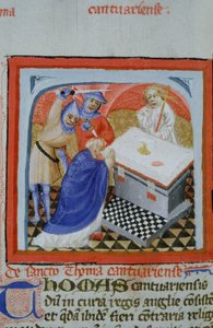 Page de la Legenda Aurea, Bruges, vers 1400-10 - Flemish School
