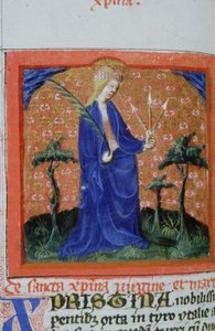 Page de la Legenda Aurea, Bruges, vers 1400-10