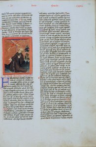 Page de la Legenda Aurea, Bruges, c.1400-10 - Flemish School