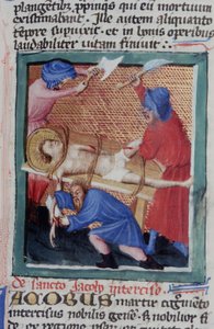 Page de la Legenda Aurea, Bruges, c.1400-10