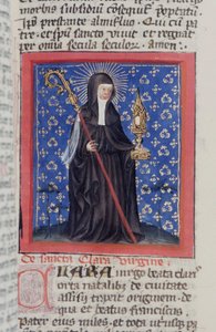 Page de la Legenda Aurea, Bruges, c.1400-10