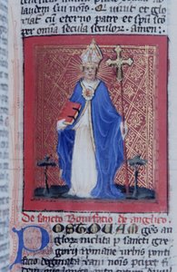 Page de la Legenda Aurea, Bruges, c.1400-10