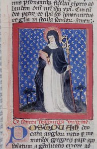 Page de la Legenda Aurea, Bruges, c.1400-10