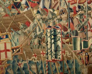 Série Conquêtes du roi Alphonse Ier de Portugal. Le débarquement à Arzila - Flemish School