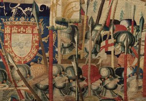 Débarquement à Arzila (série Conquêtes du roi Alphonse Ier du Portugal) - Flemish School