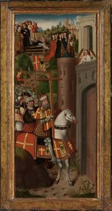 Scènes de la Légende de la Sainte Croix - Flemish School