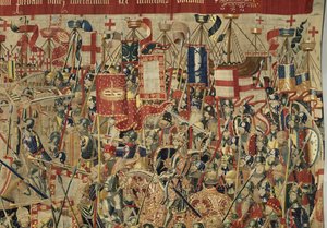 Tapisserie montrant les conquêtes du roi Alphonse V du Portugal